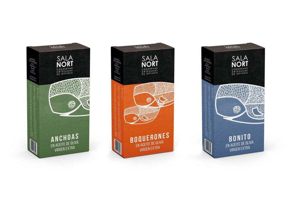 diseño de packaging en vitoria, diseño de envases y estuches para productos gourmet, agencia de publicidad la factoria grafica