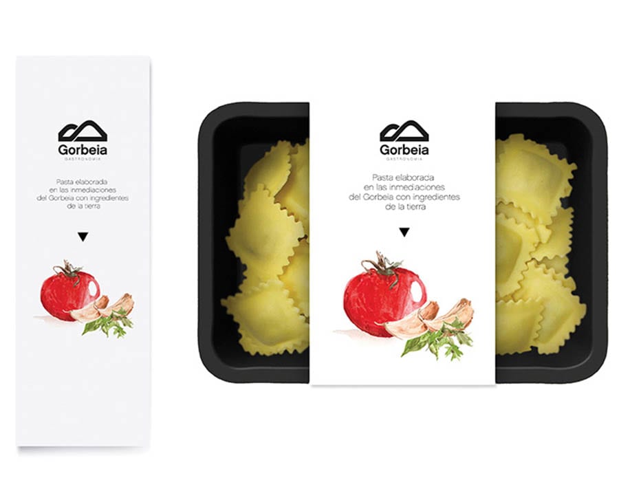 diseño de packaging para comidas precocinadas la factoria grafica, empresa de diseño grafico en vitoria