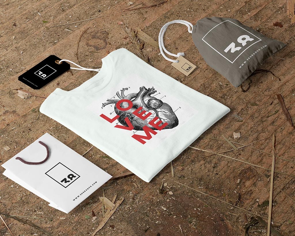 diseño de camisetas realizadas pro el estudio de publicidad y diseño grafico la factoria grafica de viotira