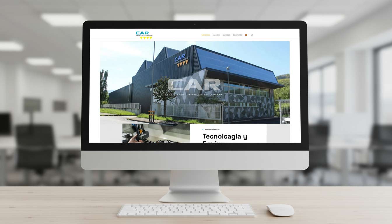 diseño de pagina web realizada en divi en vitoria la factoria grafica