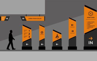 Señalética corporativa: cómo el diseño guía al cliente dentro de tu negocio